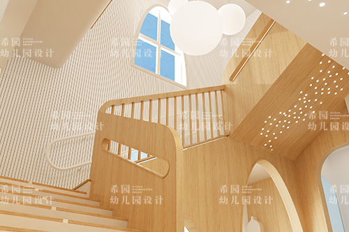 幼兒園樓梯設(shè)計(jì)如何教育趣味兩不誤?