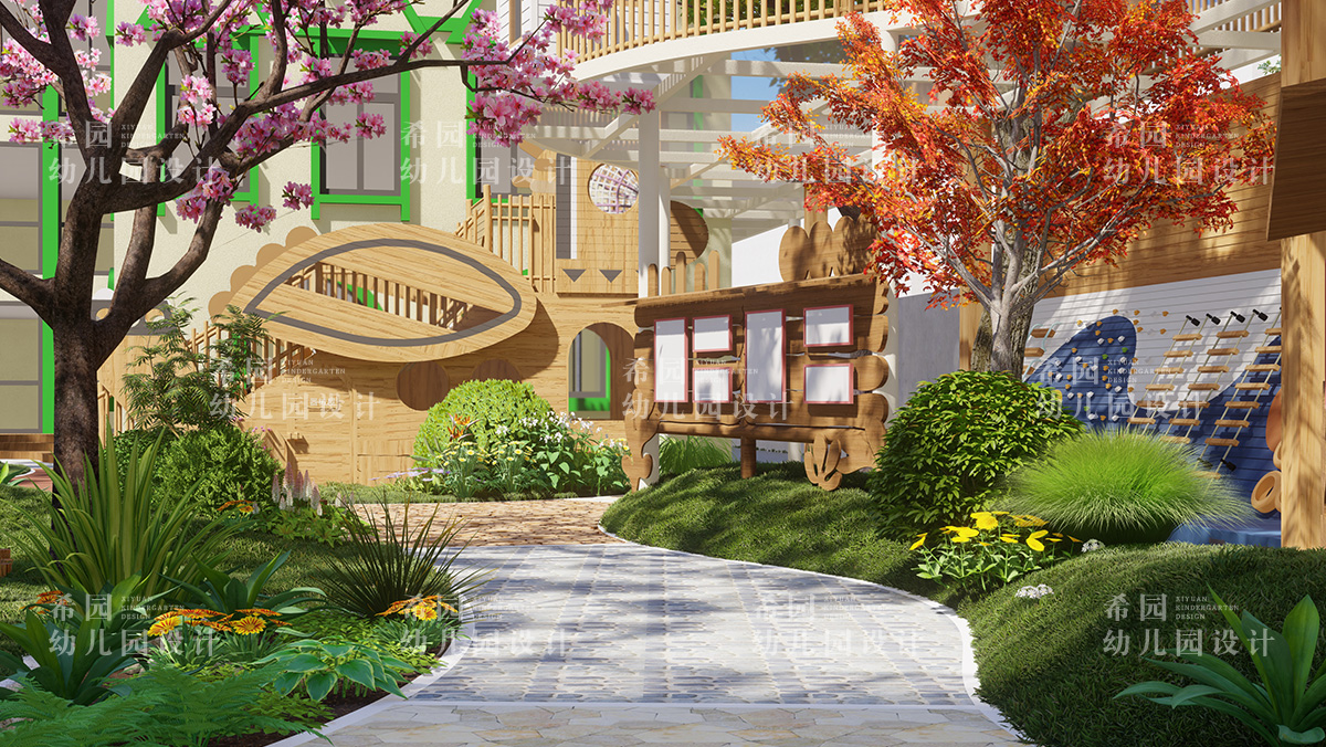 早教中心室外環(huán)境設計布局