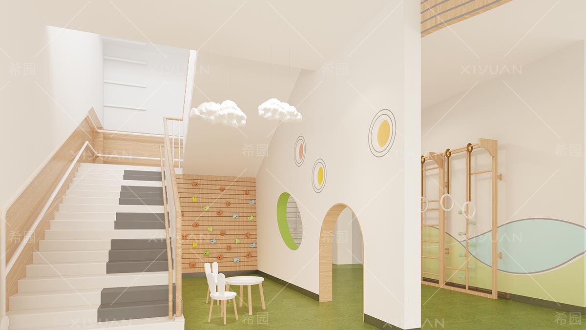 幼兒園樓梯扶手設計