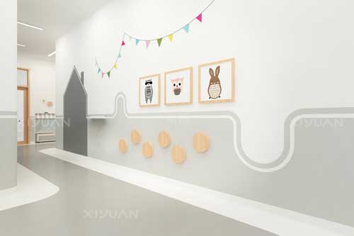 幼兒園走廊設計,把教育融入角落