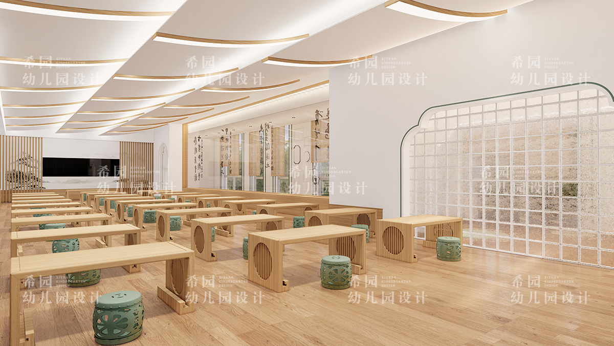 如何設計中國風幼兒園?