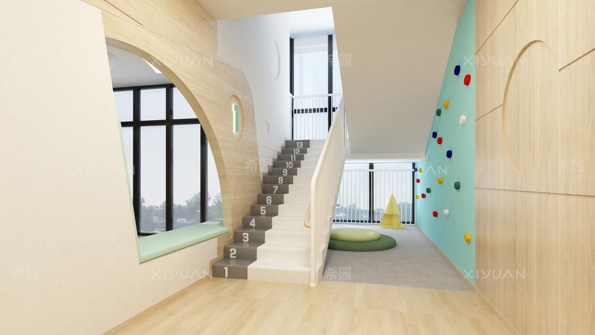 幼兒園樓梯裝修效果圖片大全