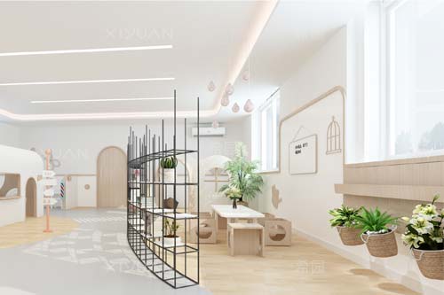 幼兒園大廳設計,墻面怎么裝飾